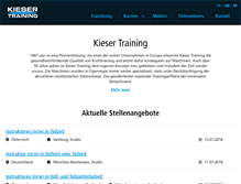 Tablet Screenshot of kieser-training.com